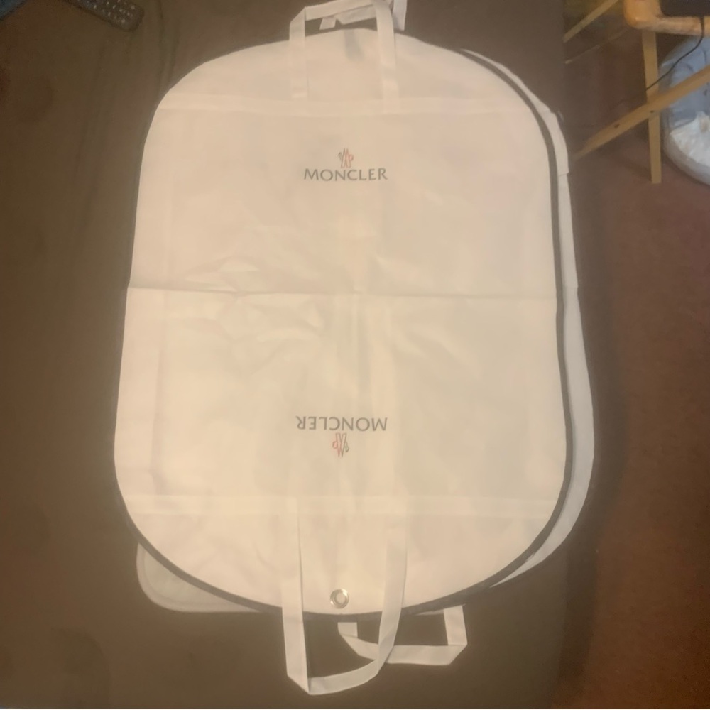 TWO(2) Authentic Moncler Garment Bags. Never used, just like new condition
